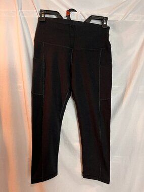 Women's Black IUGA Tights w/pockets, Size S, NWT